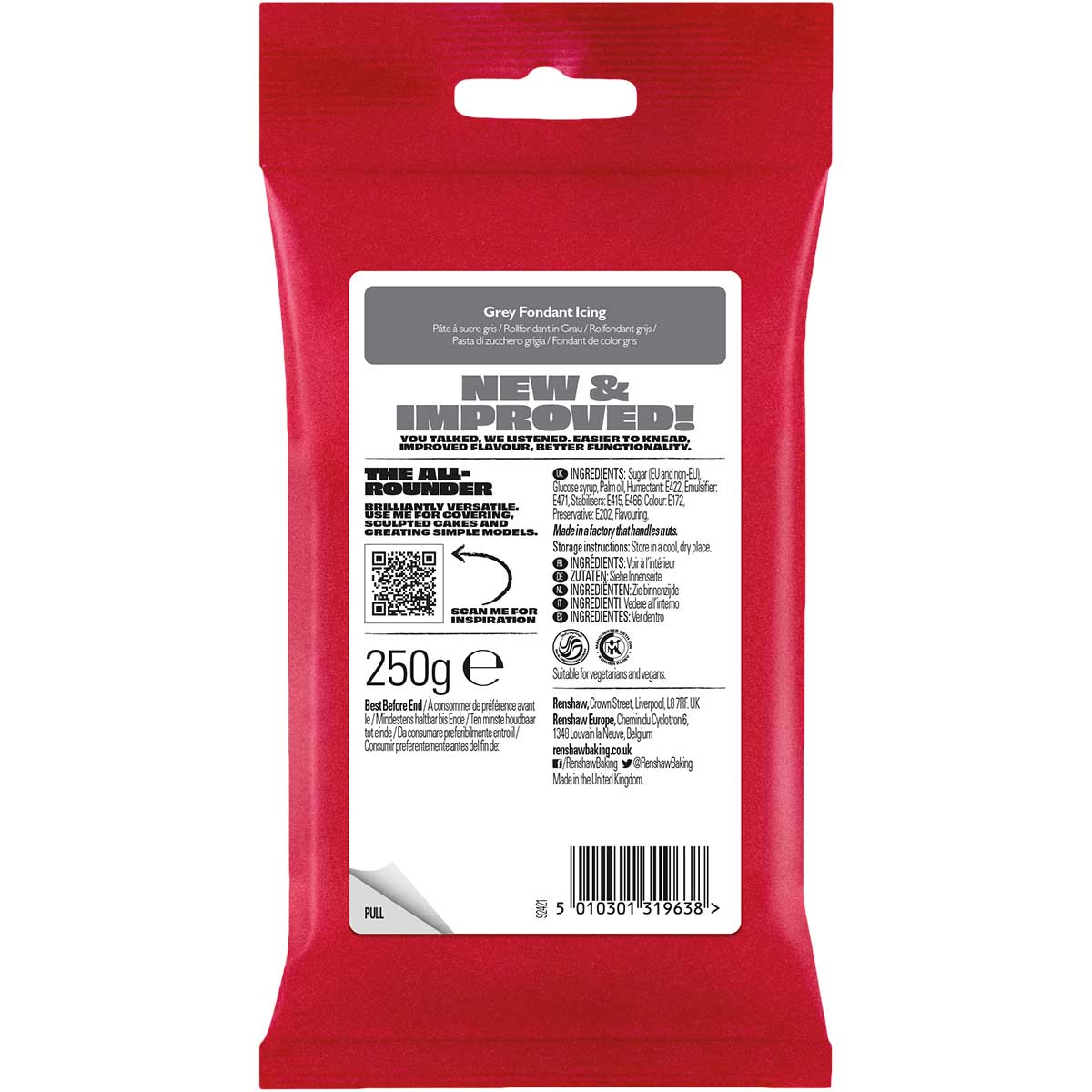 Renshaw Fondant Grey 250g