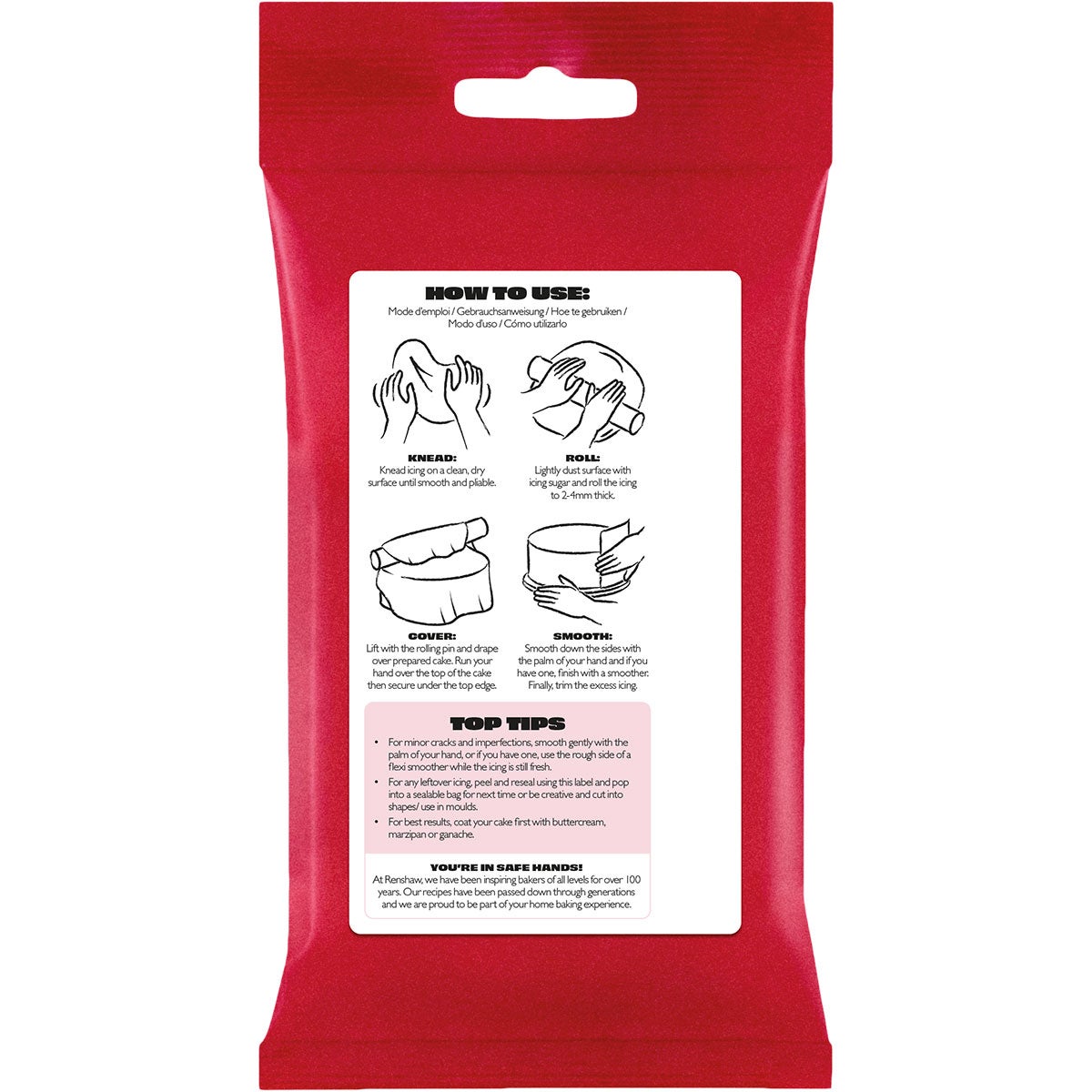 Renshaw Fondant Baby Pink 250g