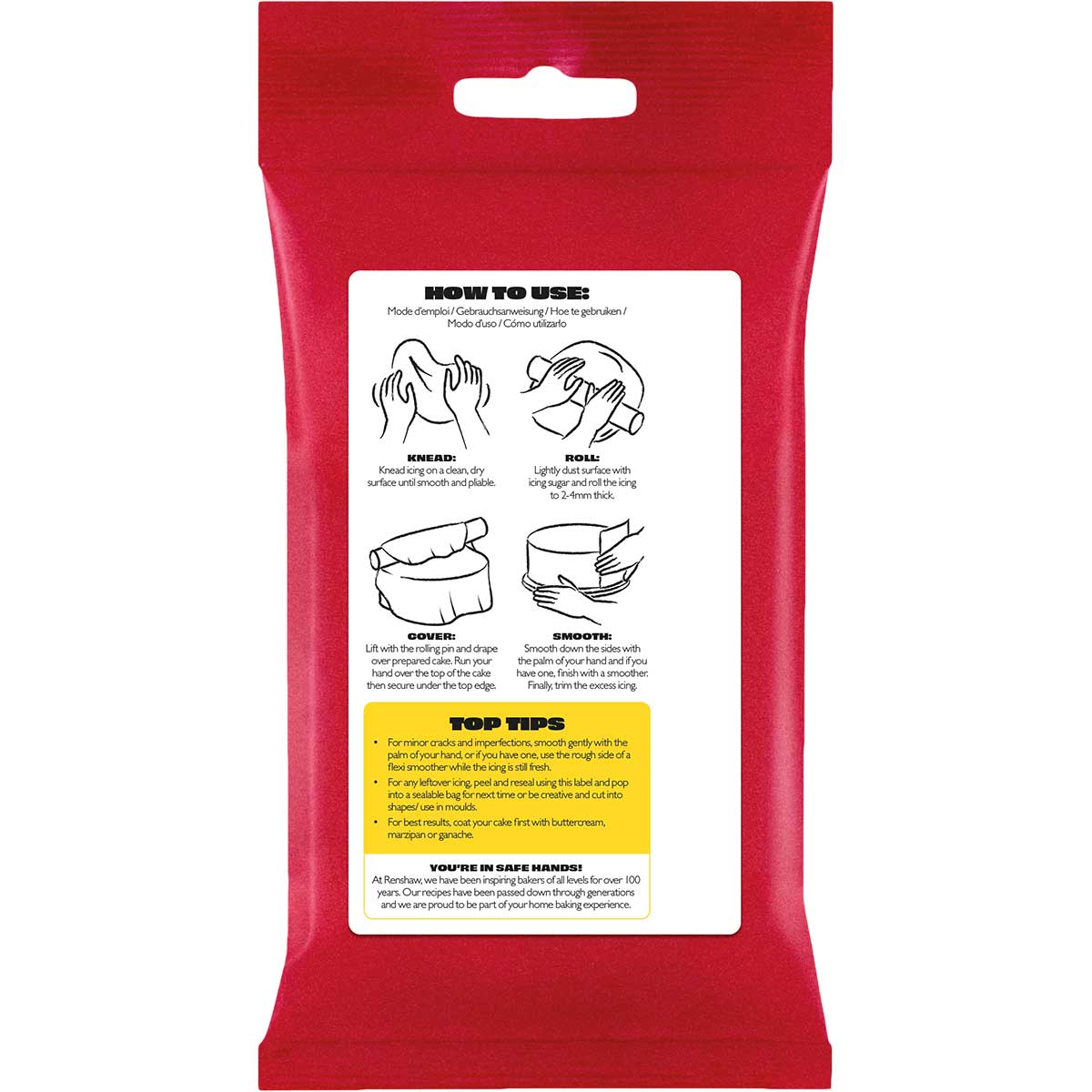 Renshaw Fondant Geel 250g