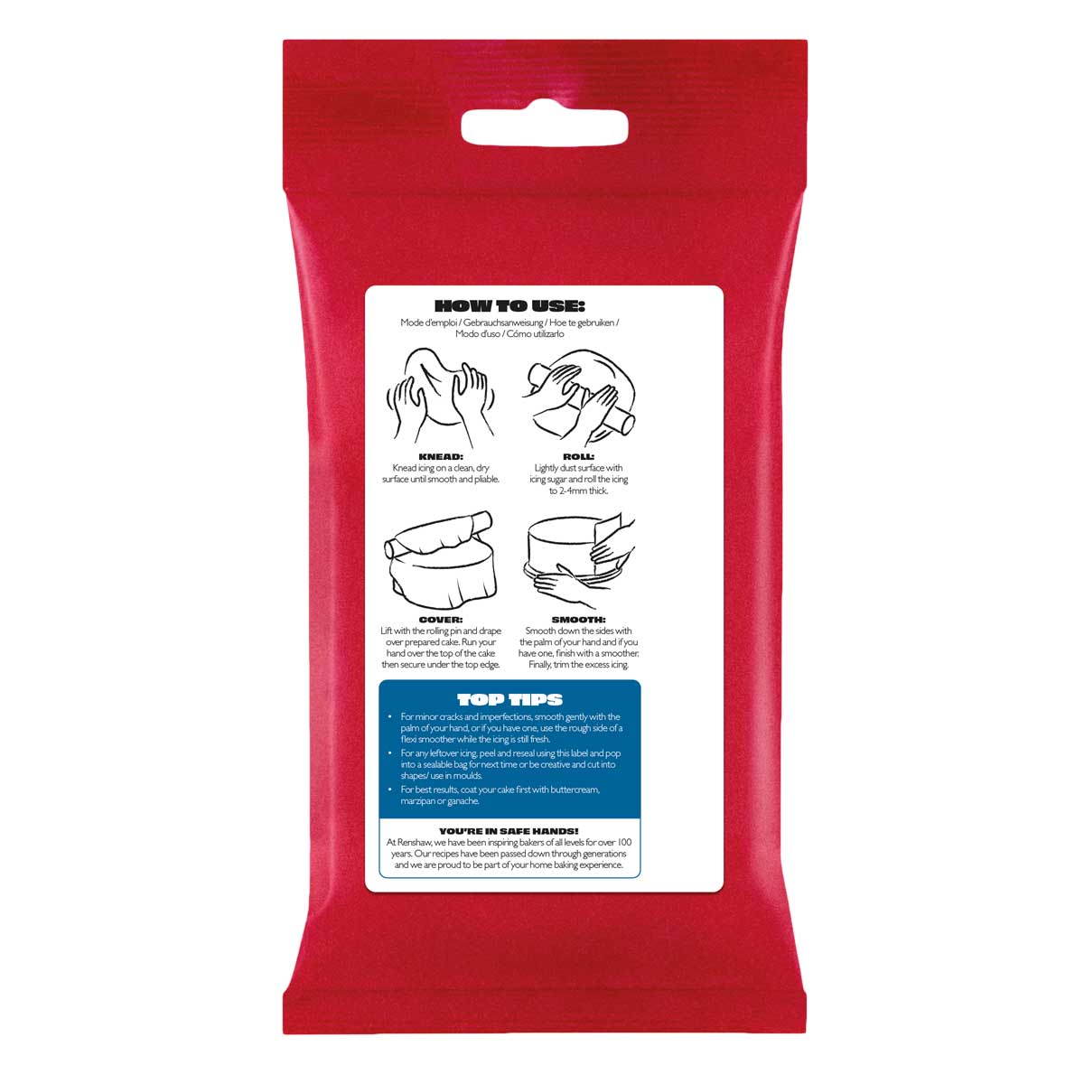 Renshaw Fondant Atlantic Blauw 1kg