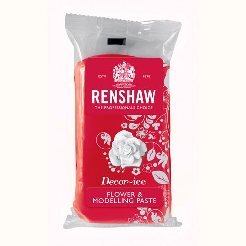 Renshaw Flower & Modelling Paste -Carnation Red- 250g