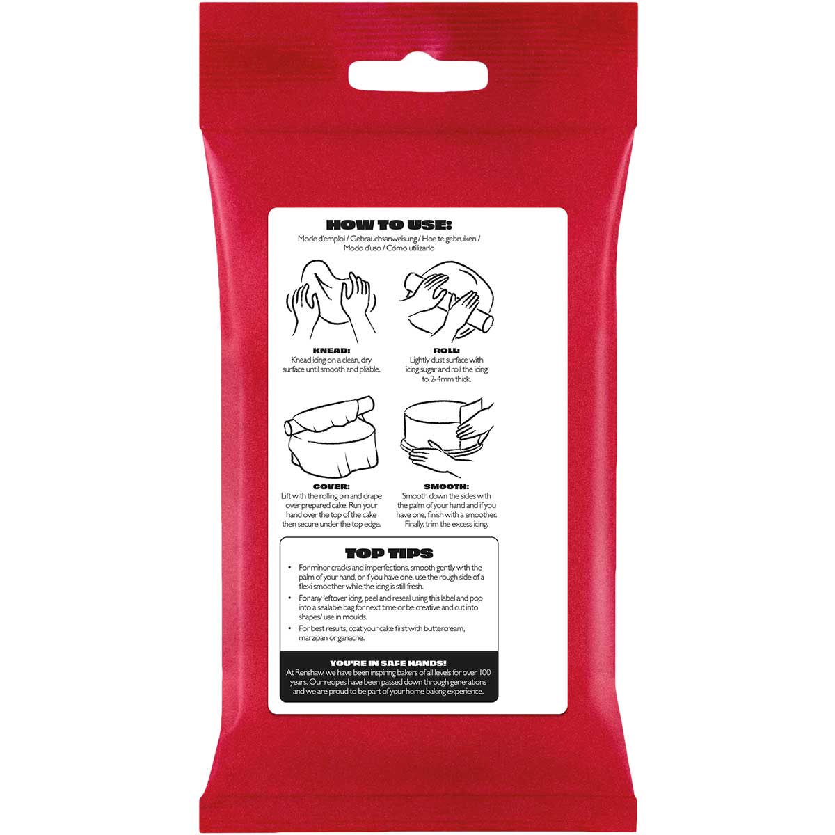 Renshaw Fondant Icing Wit 250g