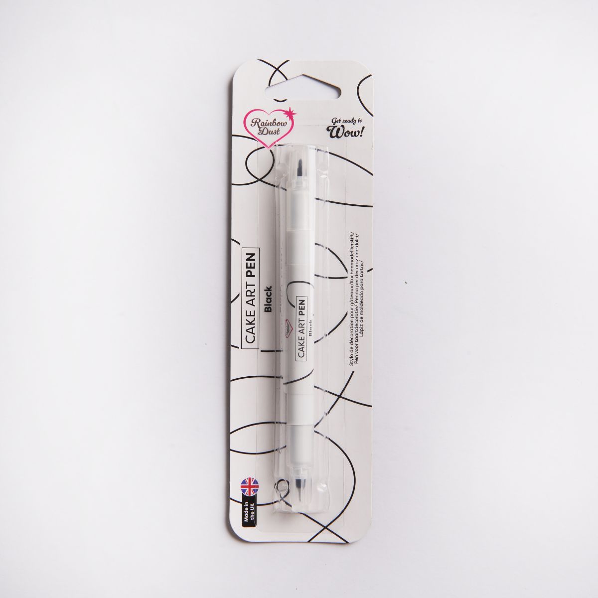 RD Cake Art Pen - Gitzwart