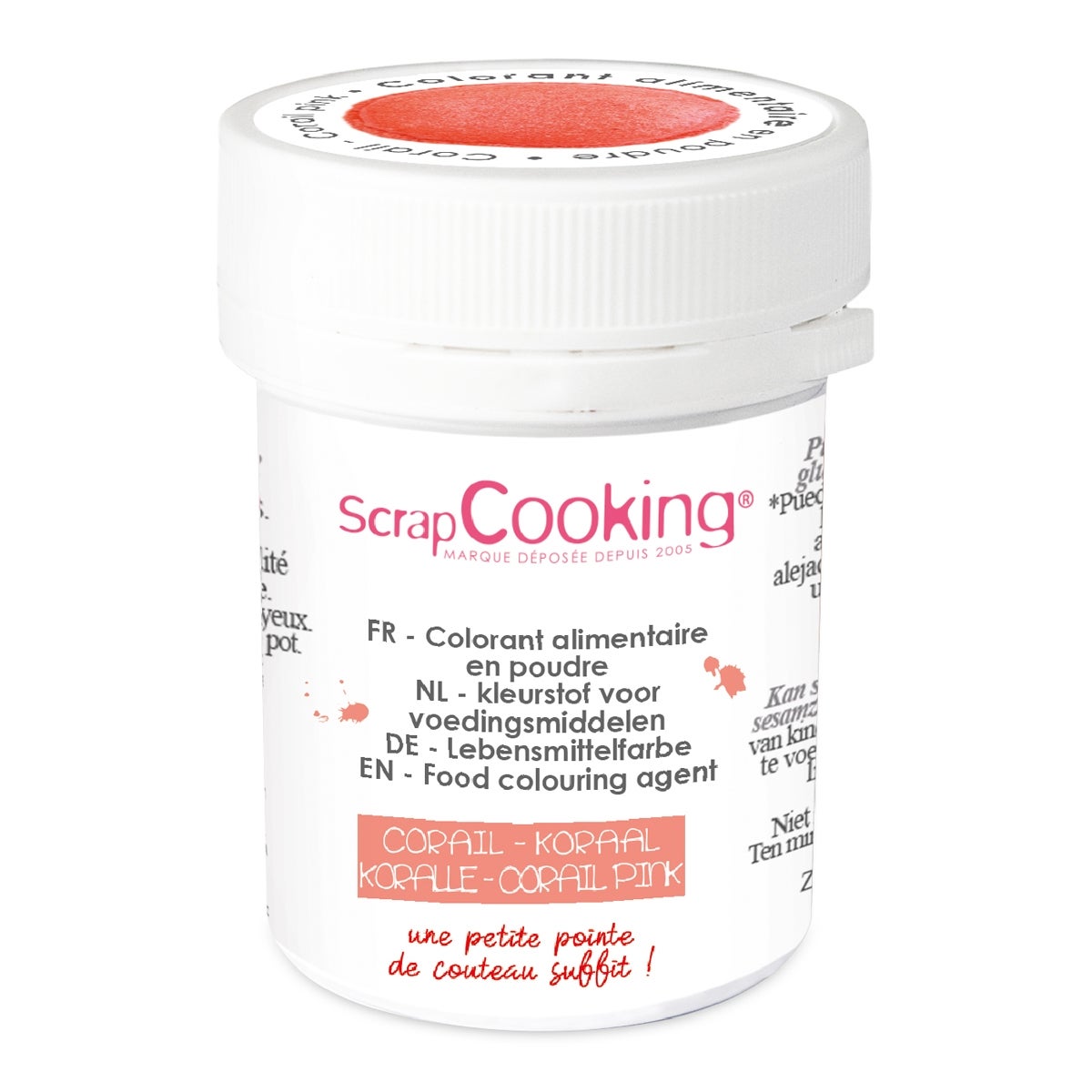 ScrapCooking Artificial Powder Food Colour 5g Coral