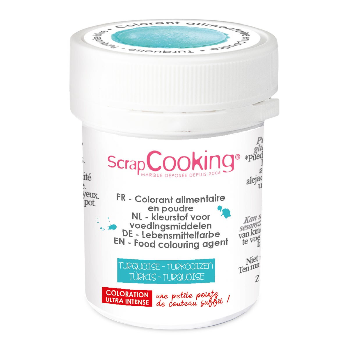 ScrapCooking Kleurstofpoeder Turquoise 5g