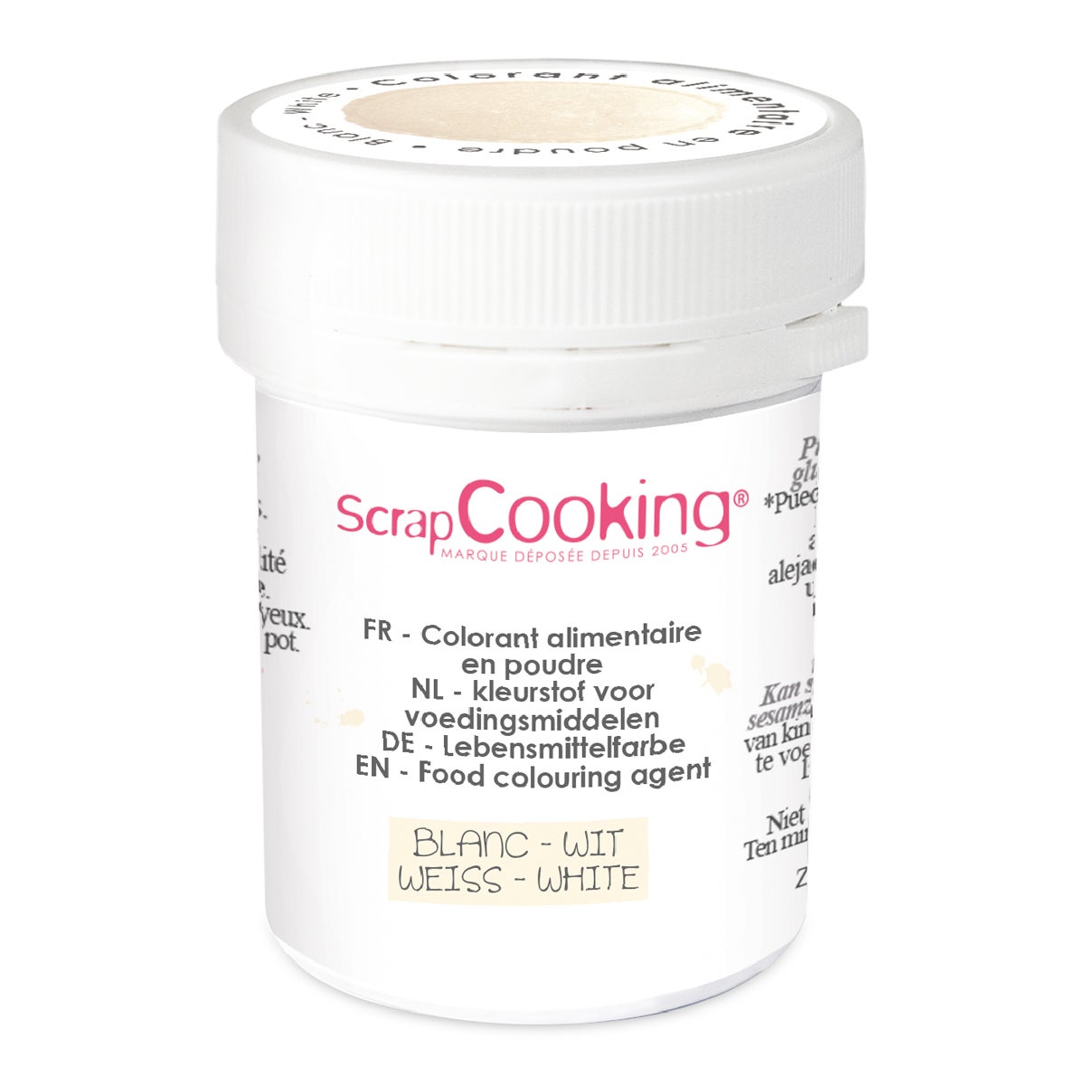 ScrapCooking Kleurstofpoeder Wit 5g