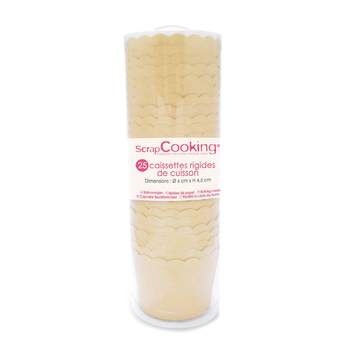 ScrapCooking Cupcake Cases Kraft pk/25