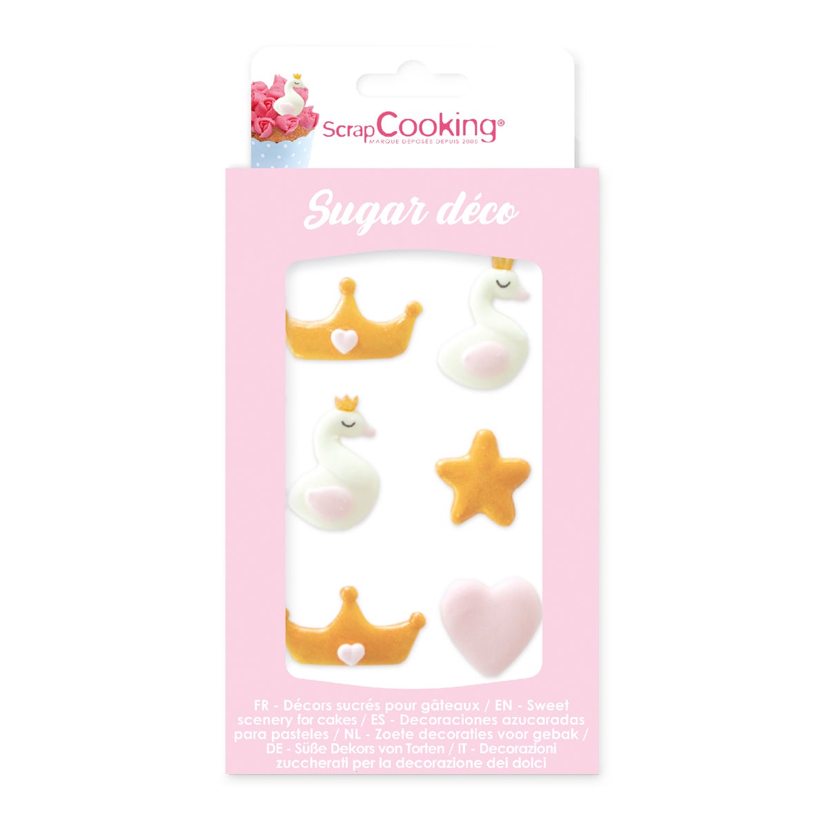 ScrapCooking Suikerdecoraties Prinsessen Set/6