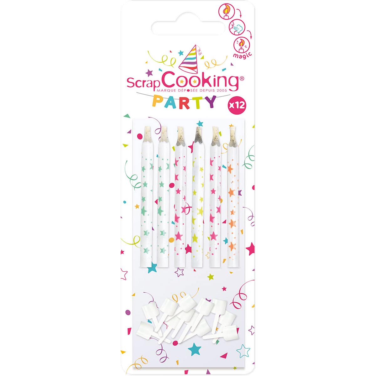 Scrapcooking Magische Kaarsjes pk/12