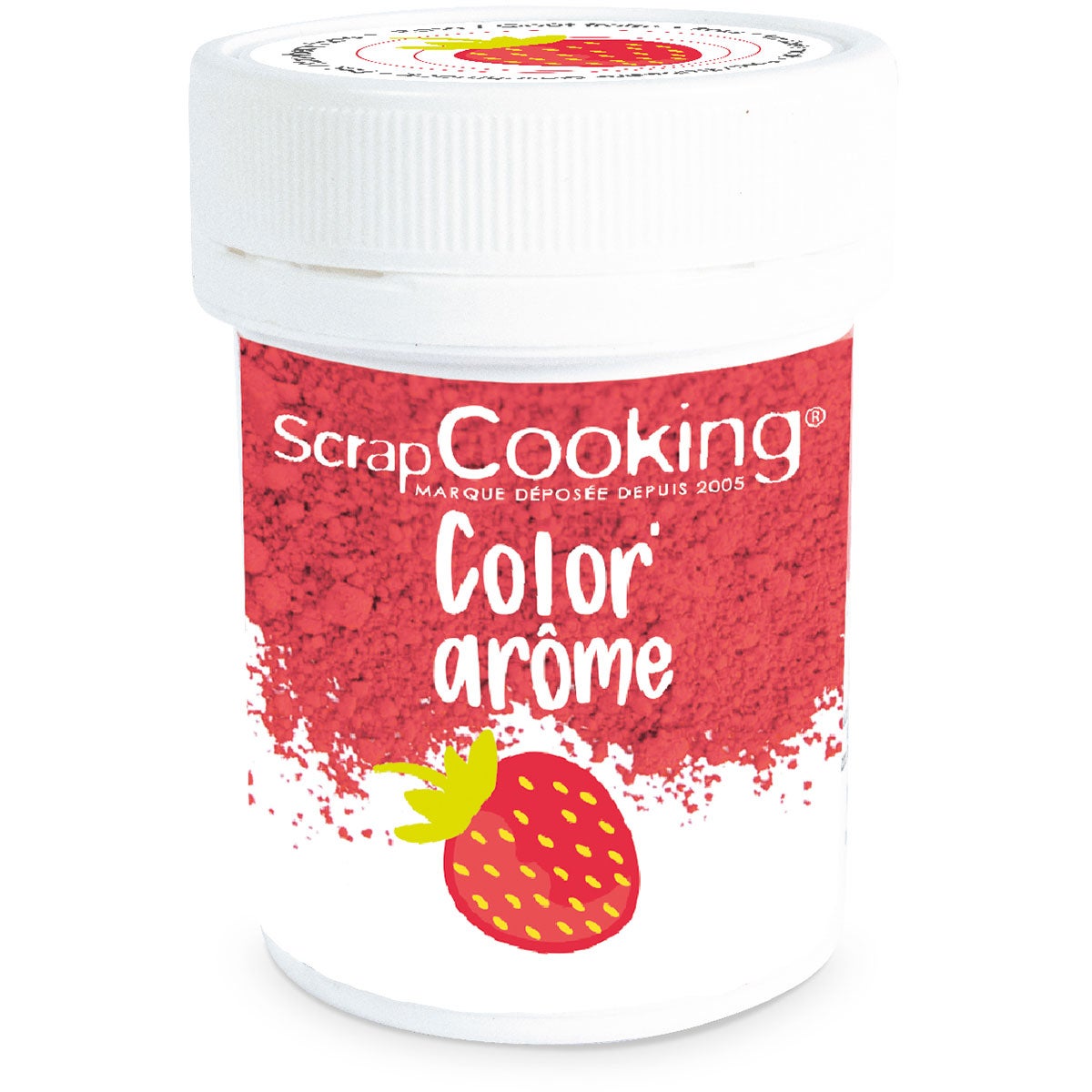 Scrapcooking kleur- en smaakpasta rood / aardbei 10g