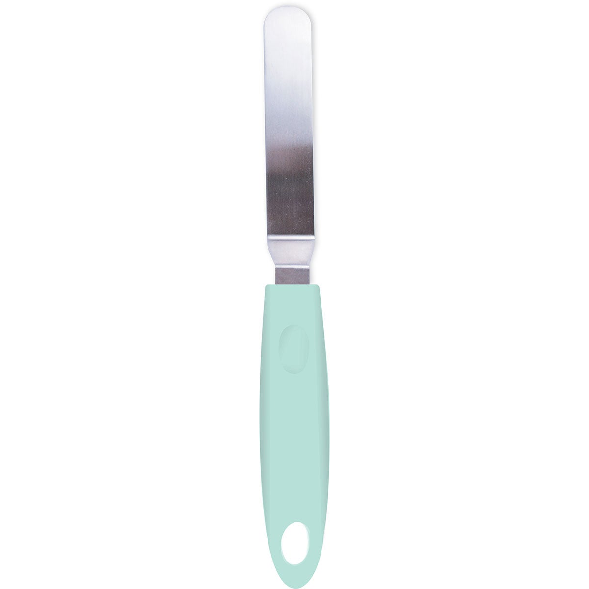Scrapcooking Roestvrijstalen mini gehoekte spatel - 21 cm