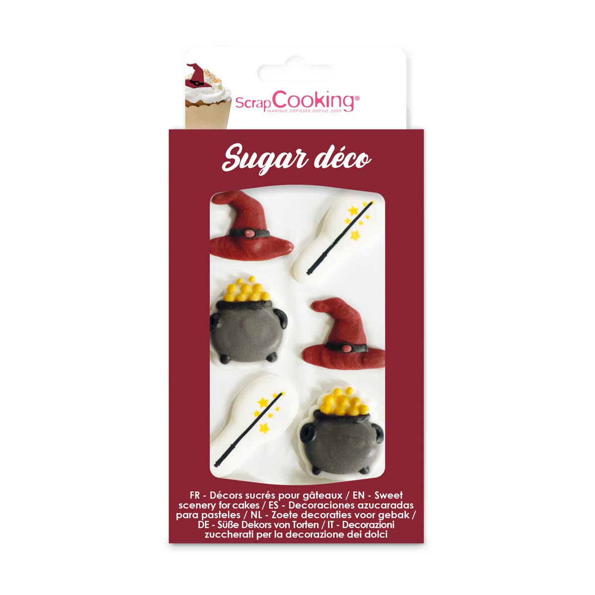 ScrapCooking Wizard Sweetened Decors pk/6