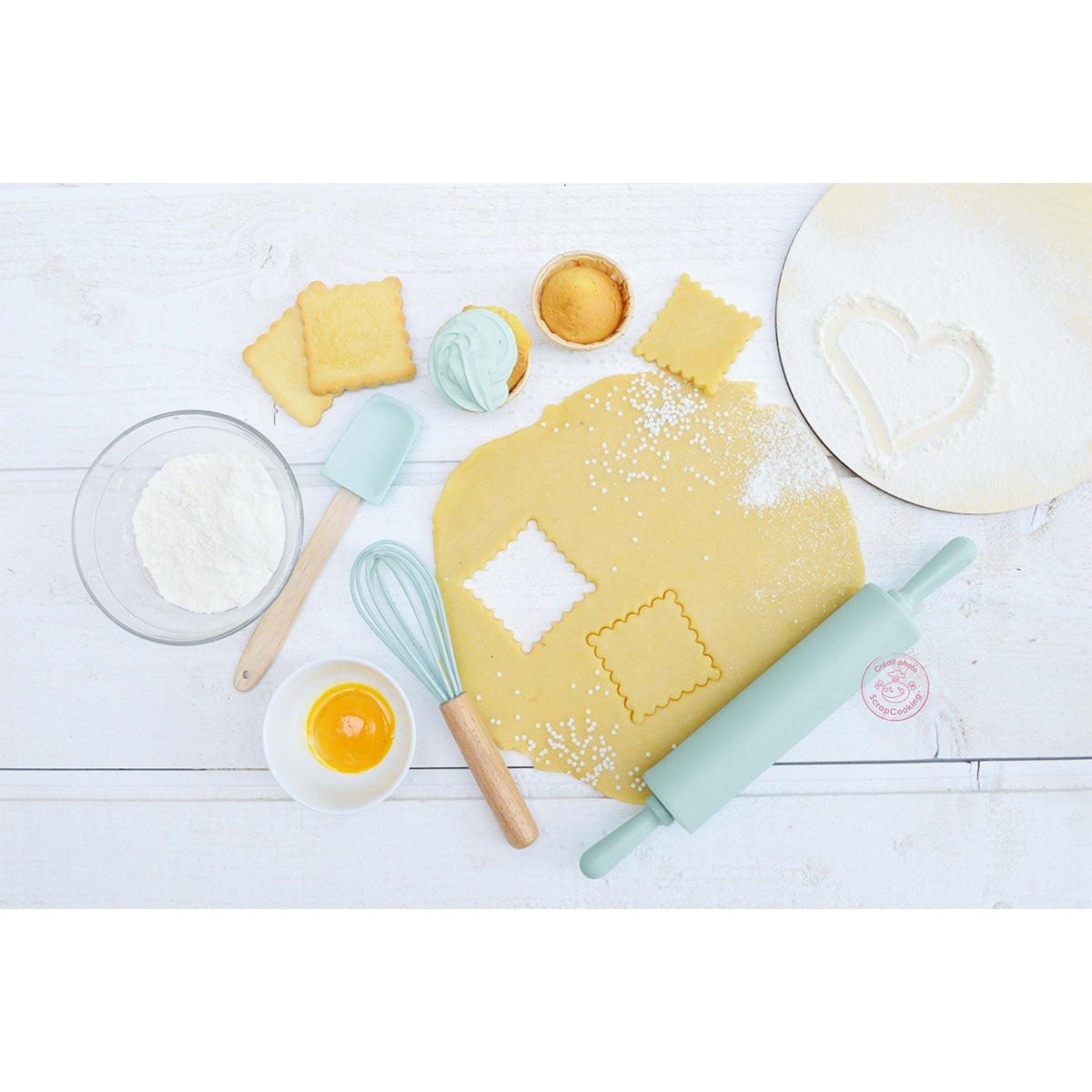 Scrapcooking Pastry Utensils Set/4