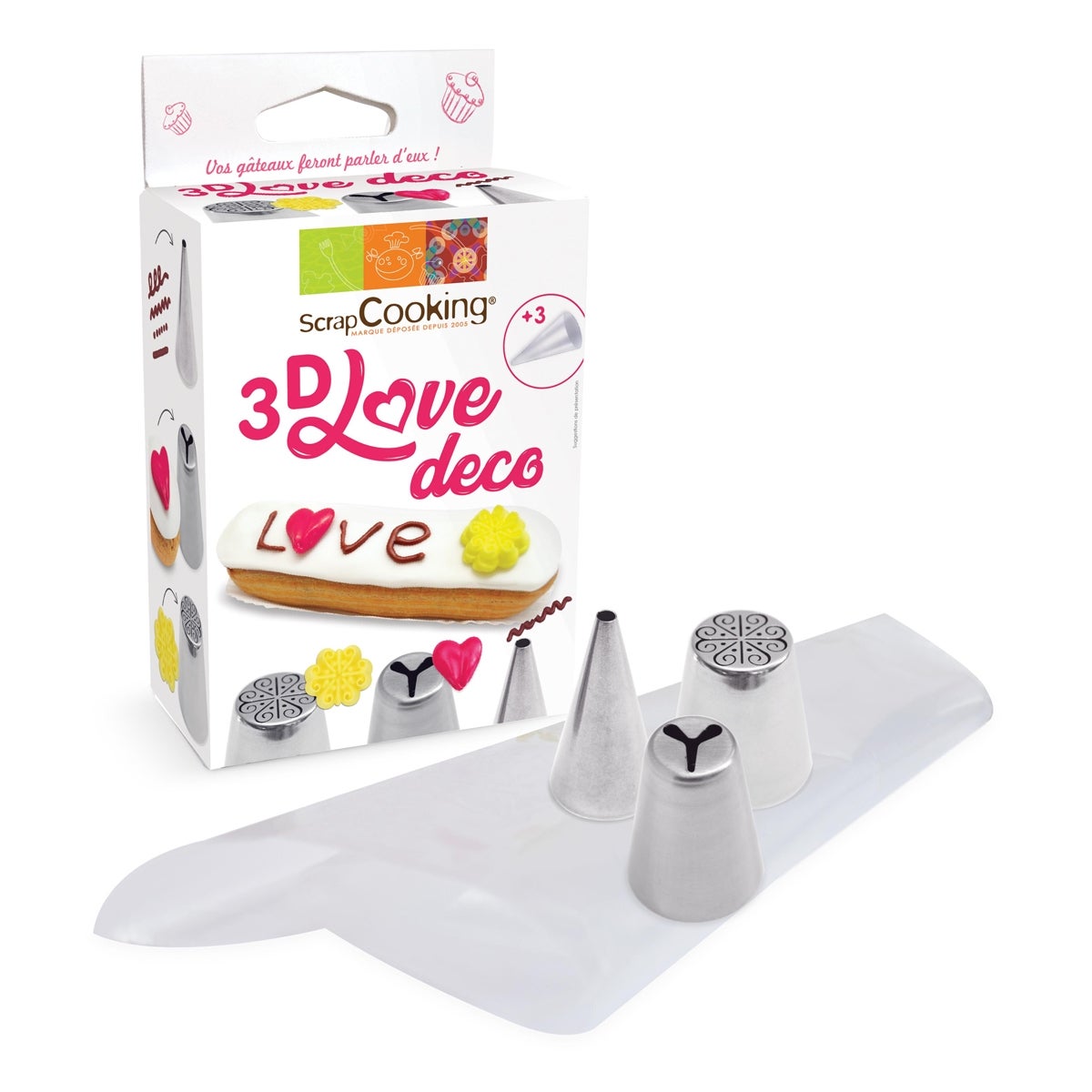 Scrapcooking 3D Love Decorating Set/6