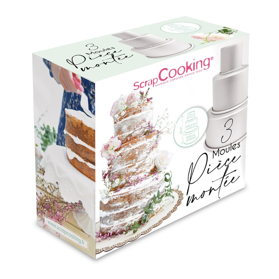 Scrapcooking Baking Pan Set/3