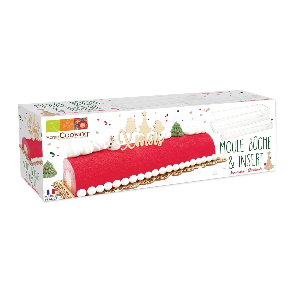 Scrapcooking Mould & Insert - Log