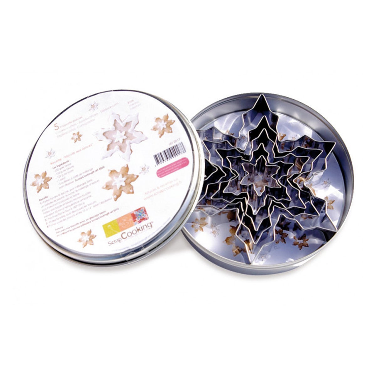 Scrapcooking Cookie Cutter Snowflakes Set/5