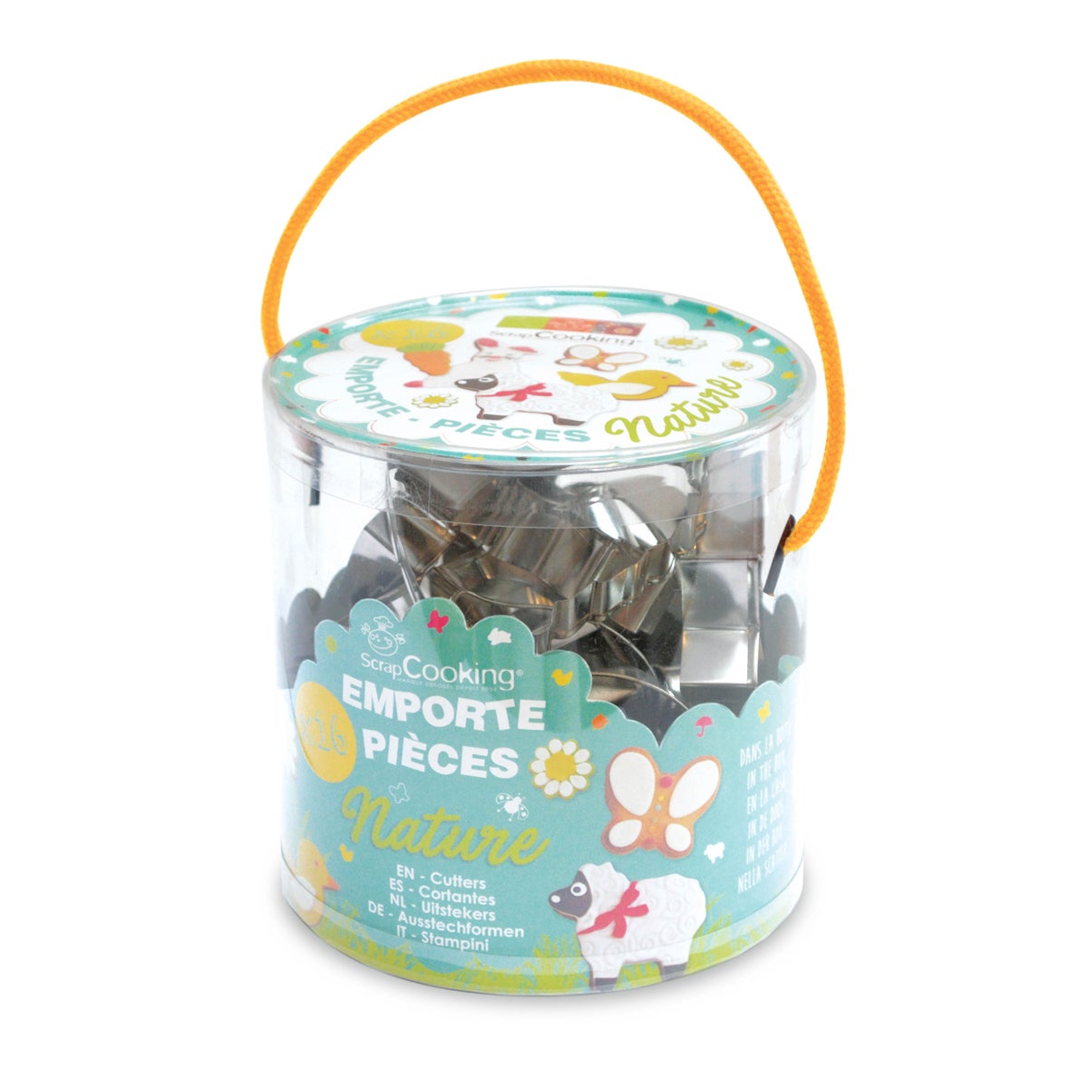 Scrapcooking Cookie Cutter Bucket Nature Set/16