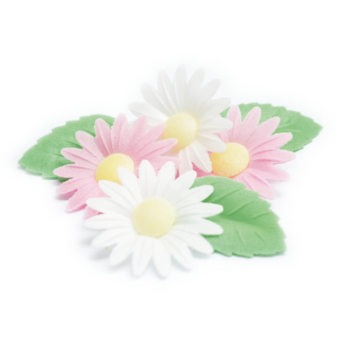 Scrapcooking Wafer Decoration Daisy & Leaf Set/12