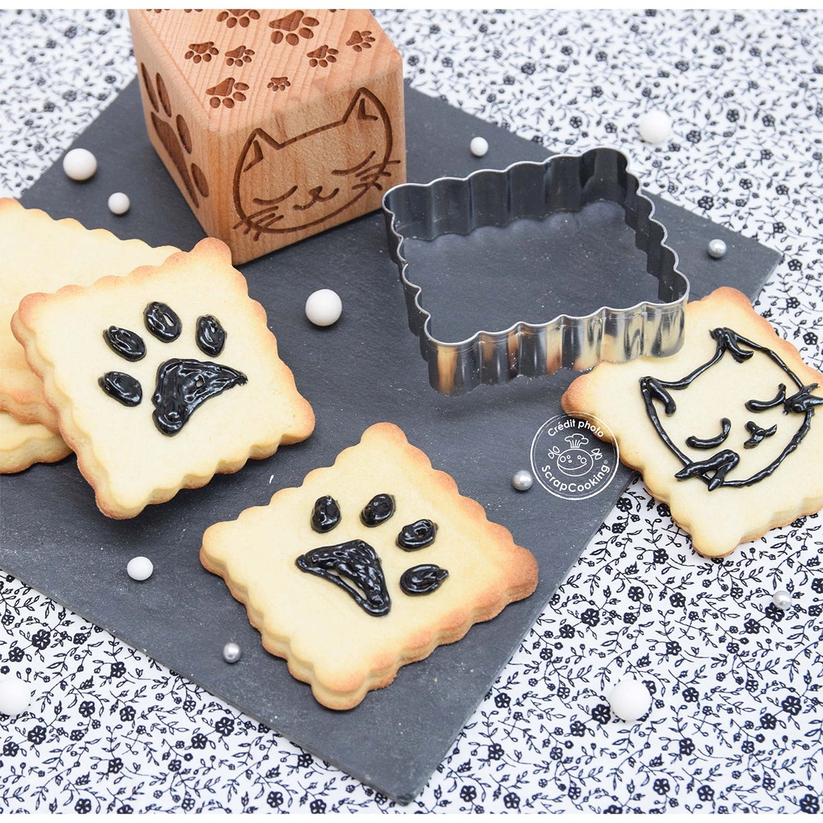 Scrapcooking Cookie Stamp Kat Set/2