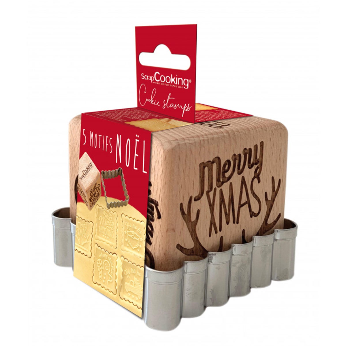 Scrapcooking Kerst-stempel & Koekjesuitsteker Set/2