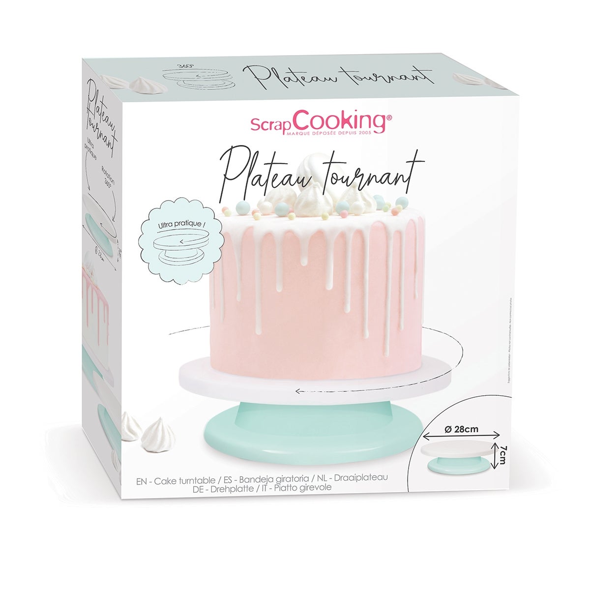 ScrapCooking Turntable Ø28cm