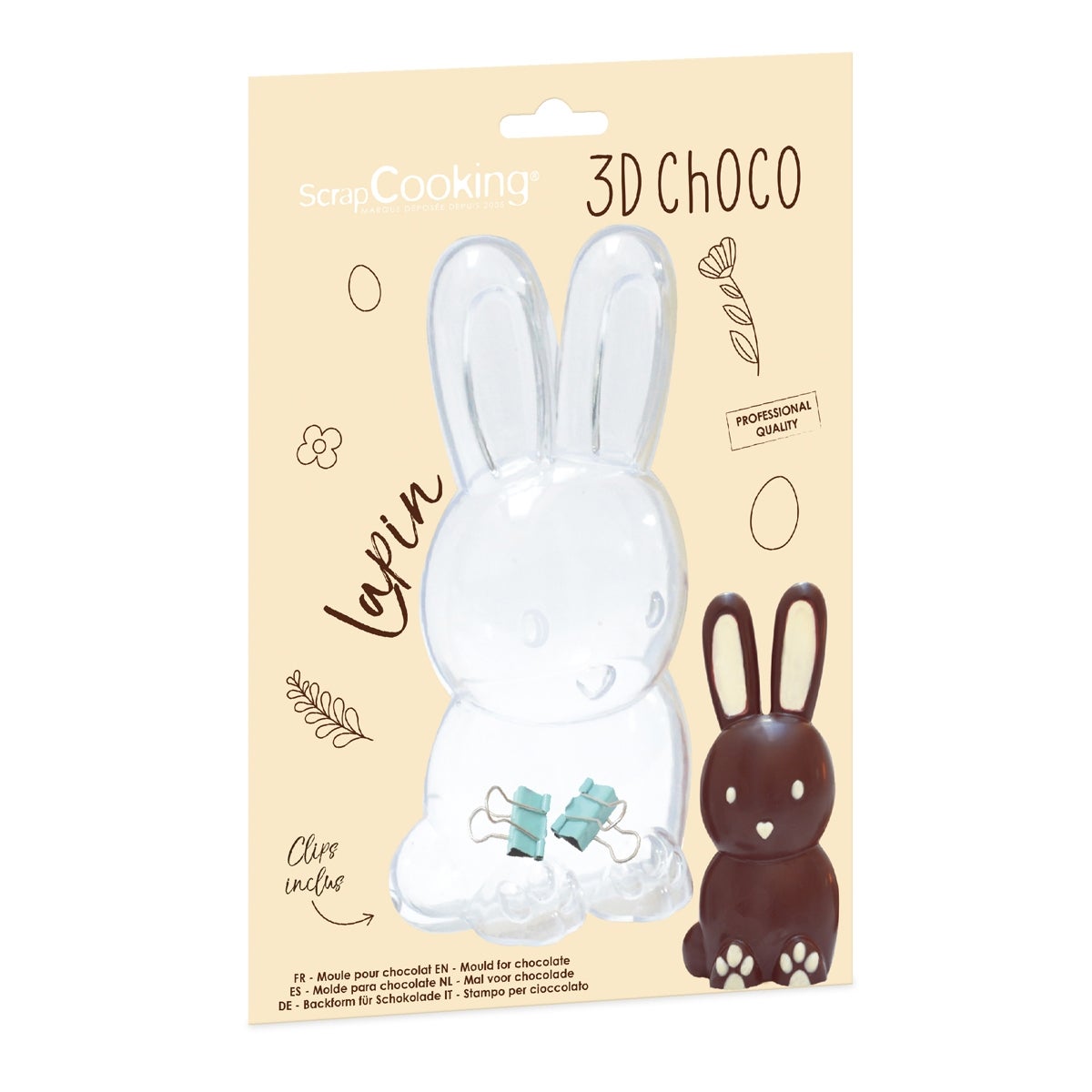 ScrapCooking 3D Chocolate Mould Rabbit