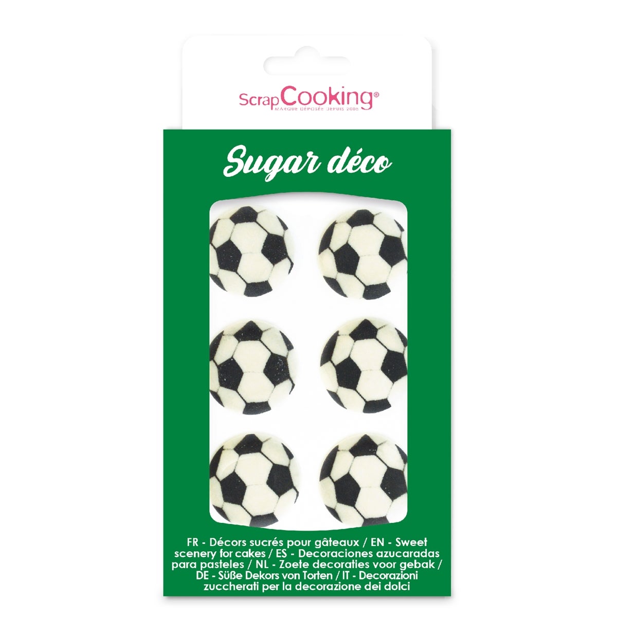 Scrapcooking Football Sugar Decorations pk/6