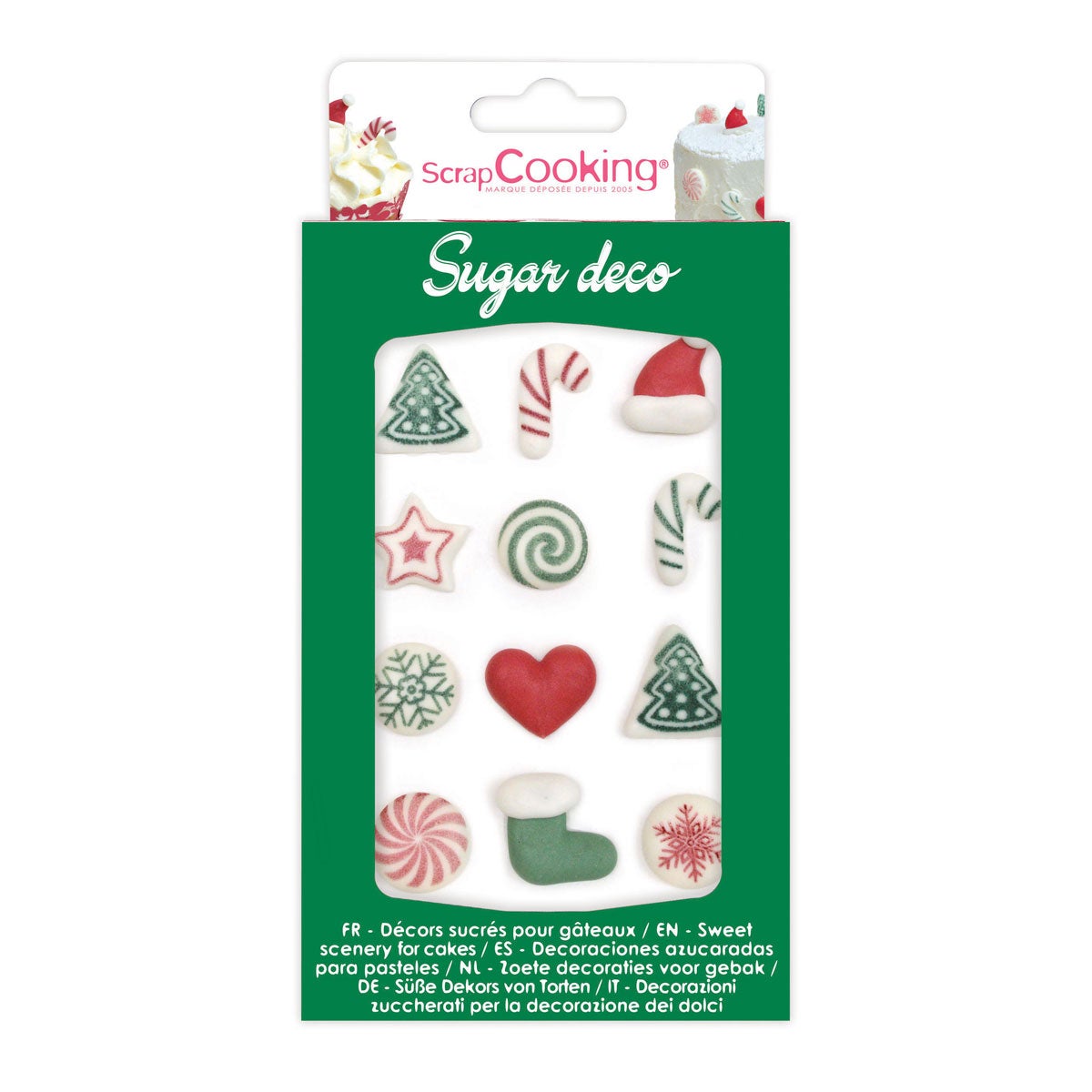 ScrapCooking Sugar Decorations Xmas Set/12