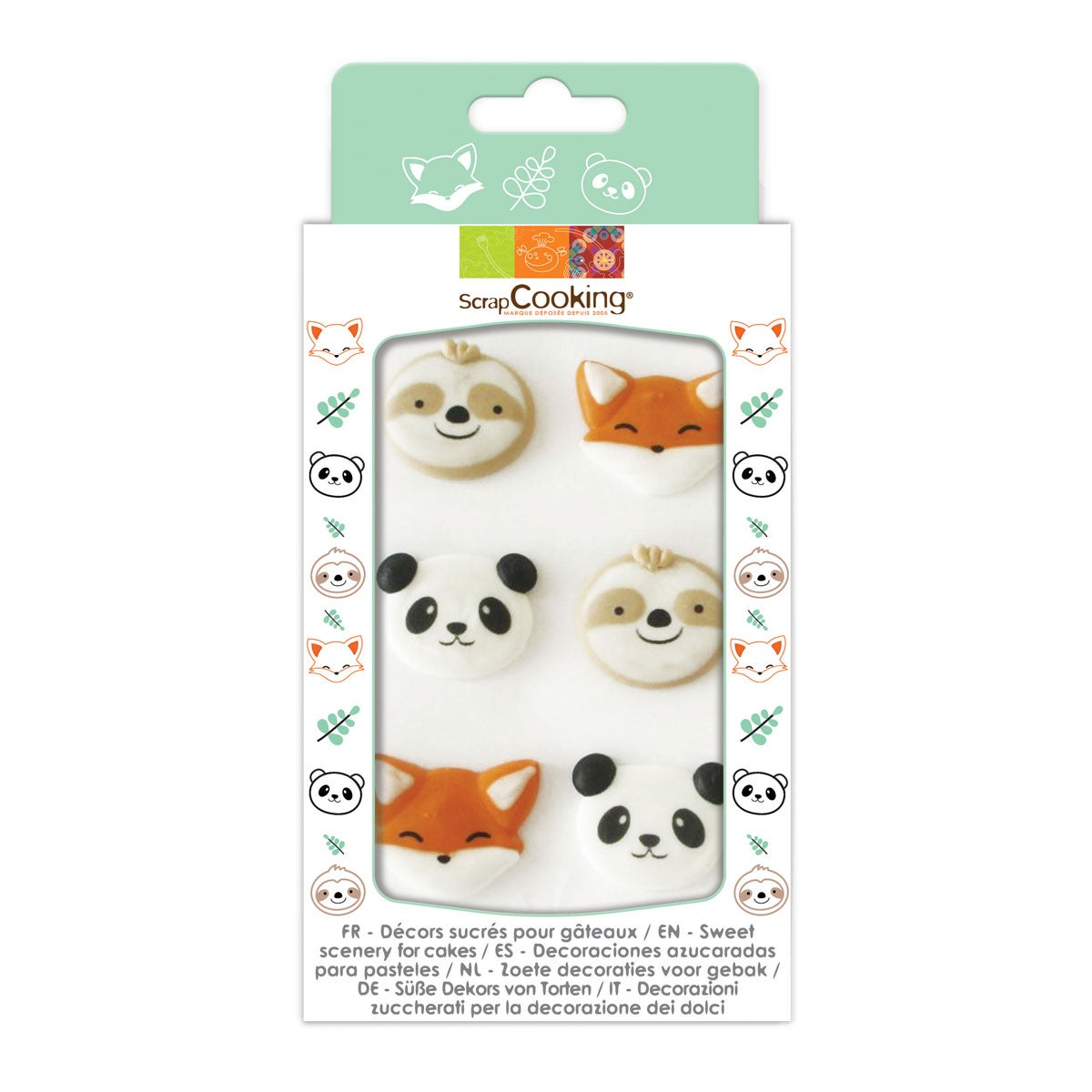 ScrapCooking Sugar Decorations Sweet Animals Set/6