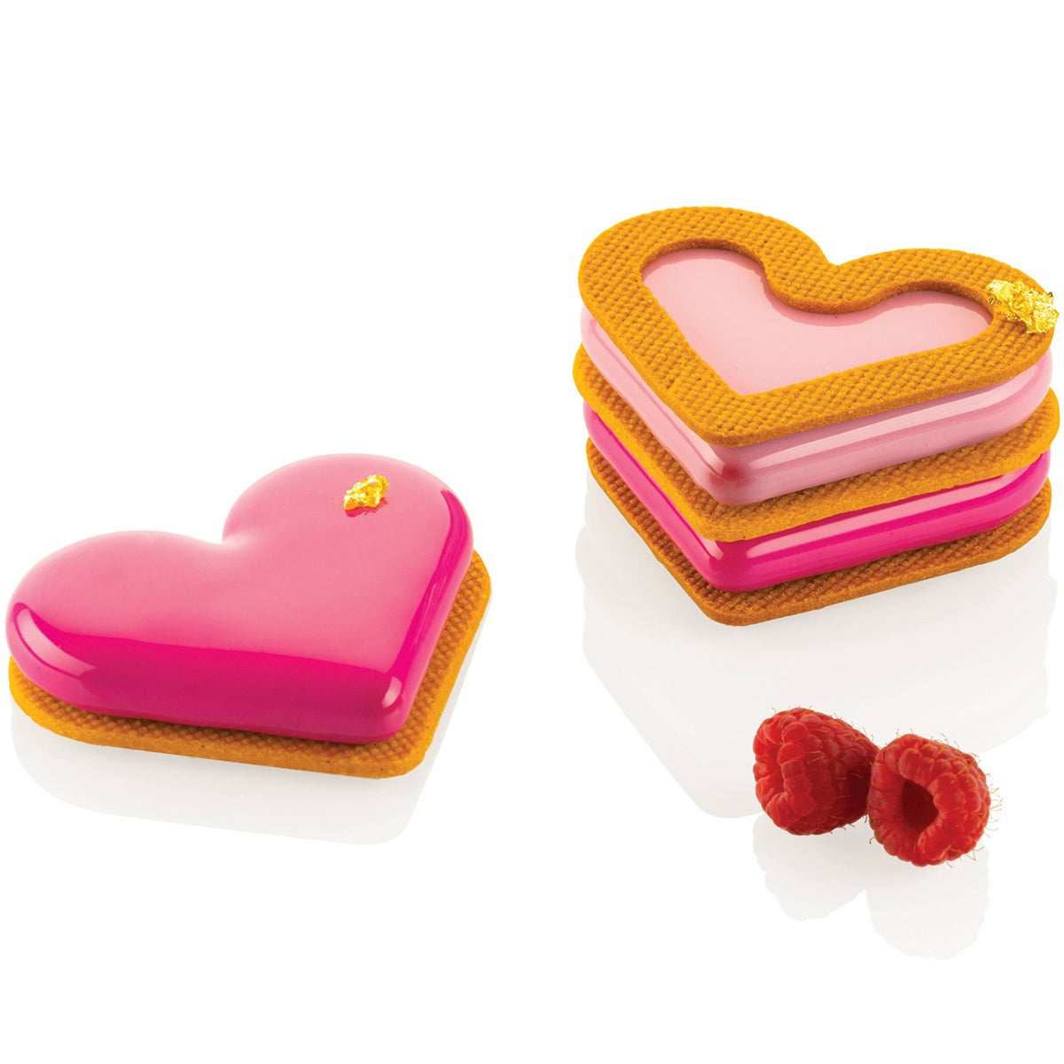 Silikomart Silconen Mould & Cutter - Mini Love Story