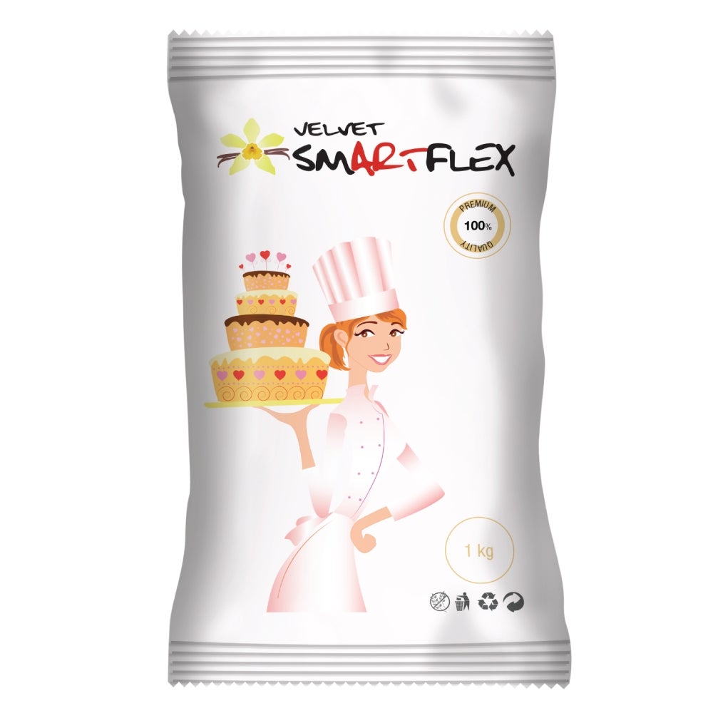 SmartFlex Fondant Wit Velvet Vanille 1kg