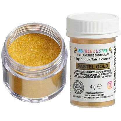 Sugarflair Edible Lustre Pastel Gold, 4g
