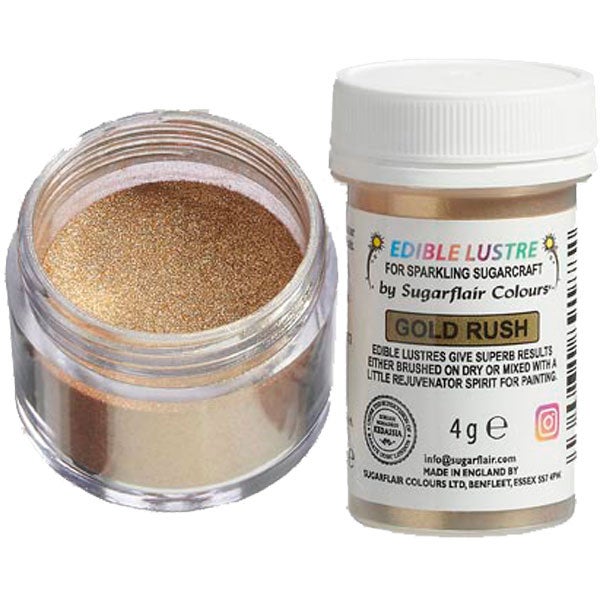 Sugarflair Edible Lustre Gold Rush, 4g