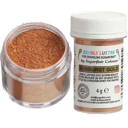 Sugarflair Edible Lustre Sunburst Gold, 4g