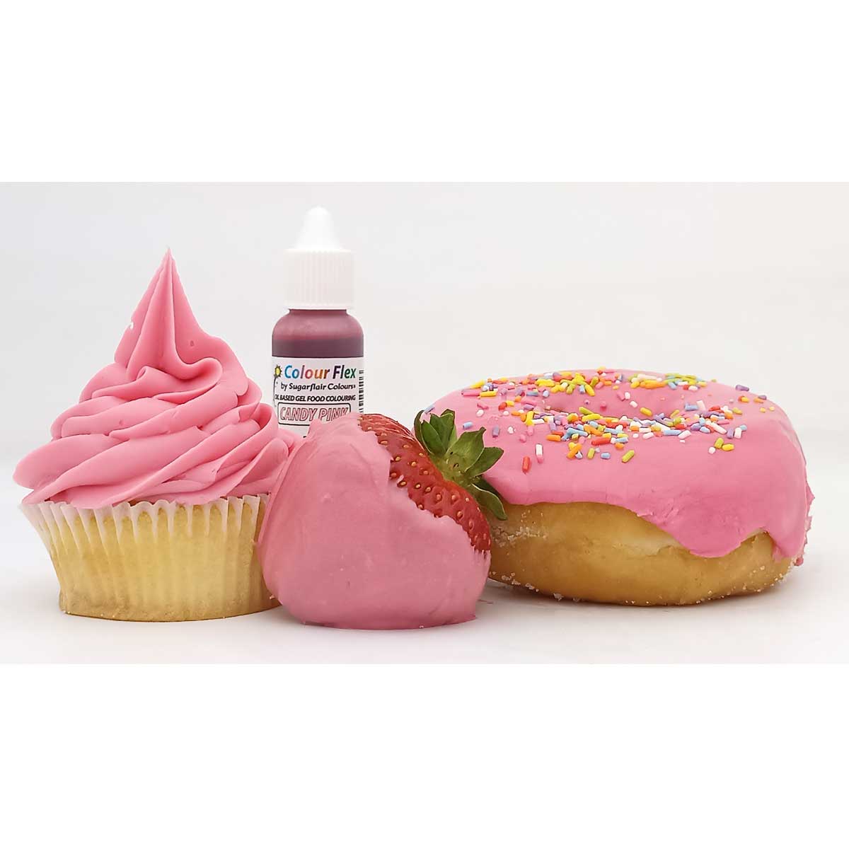 Sugarflair Colourflex Candy Roze 15ml