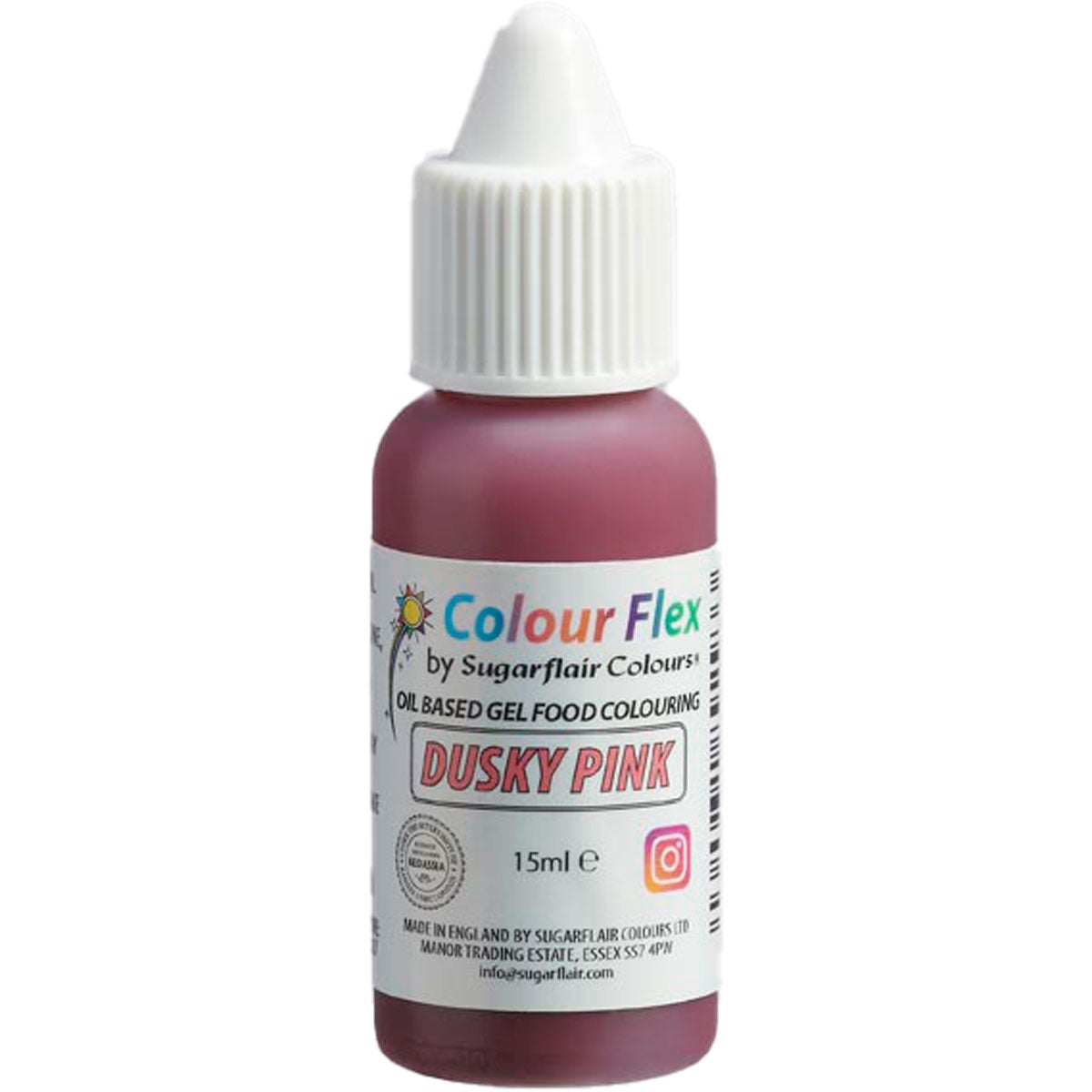 Sugarflair Colourflex Dusky Roze 15ml