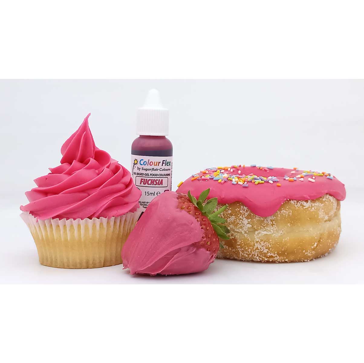 Sugarflair Colourflex Fuchsia 15ml