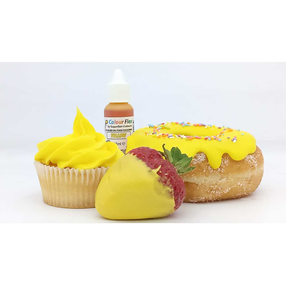 Sugarflair Colourflex Geel 15ml