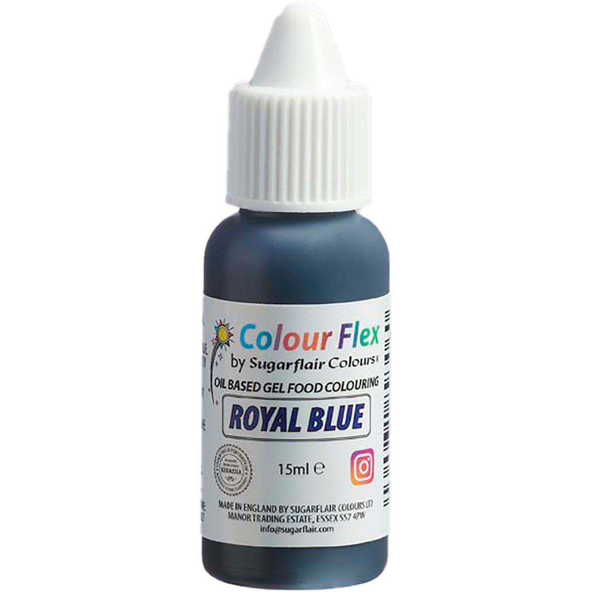 Sugarflair Colourflex Royal Blauw 15ml