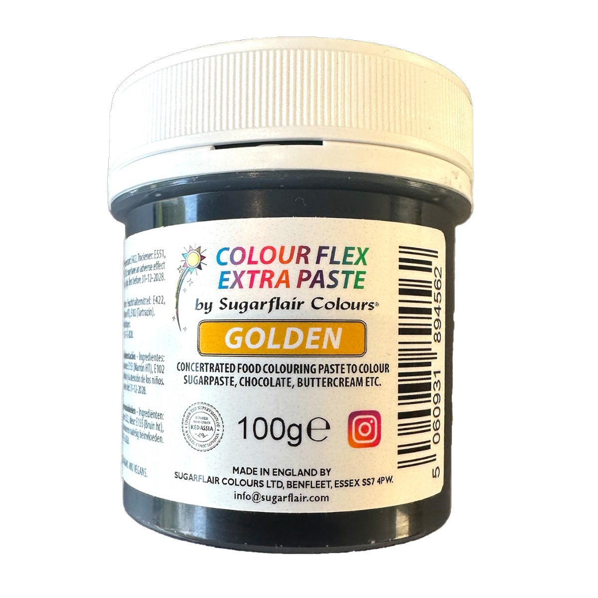Sugarflair Colourflex Extra Paste Golden - 100g