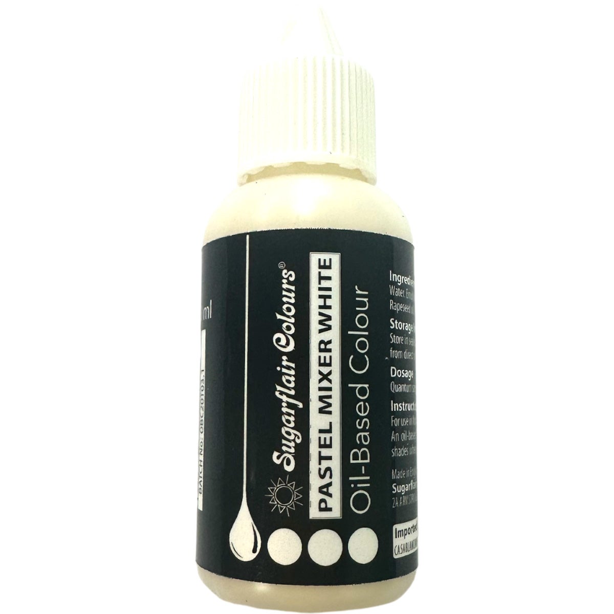 Sugarflair Pastelmenger Wit 30 ml