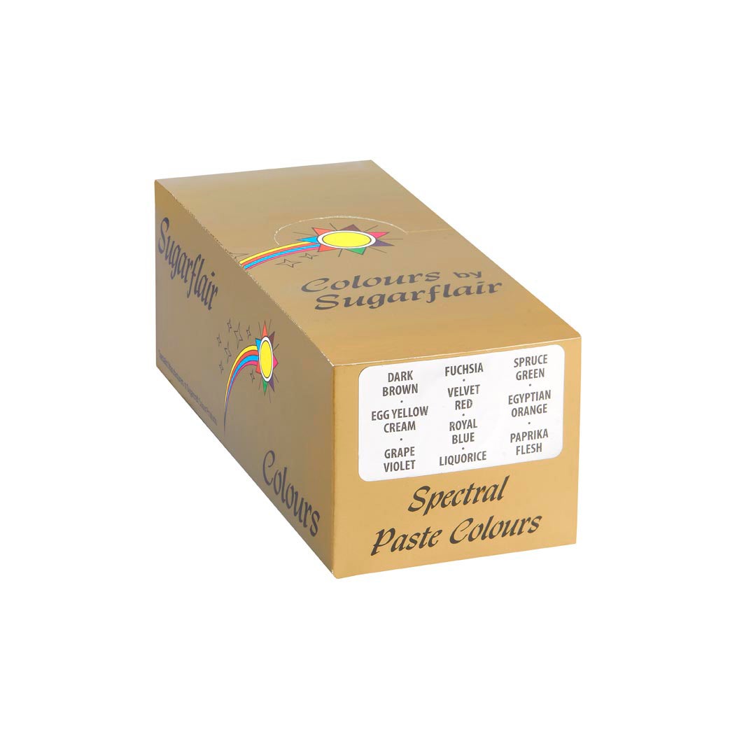 Sugarflair Eetbare Kleurstof Pasta's Set/10