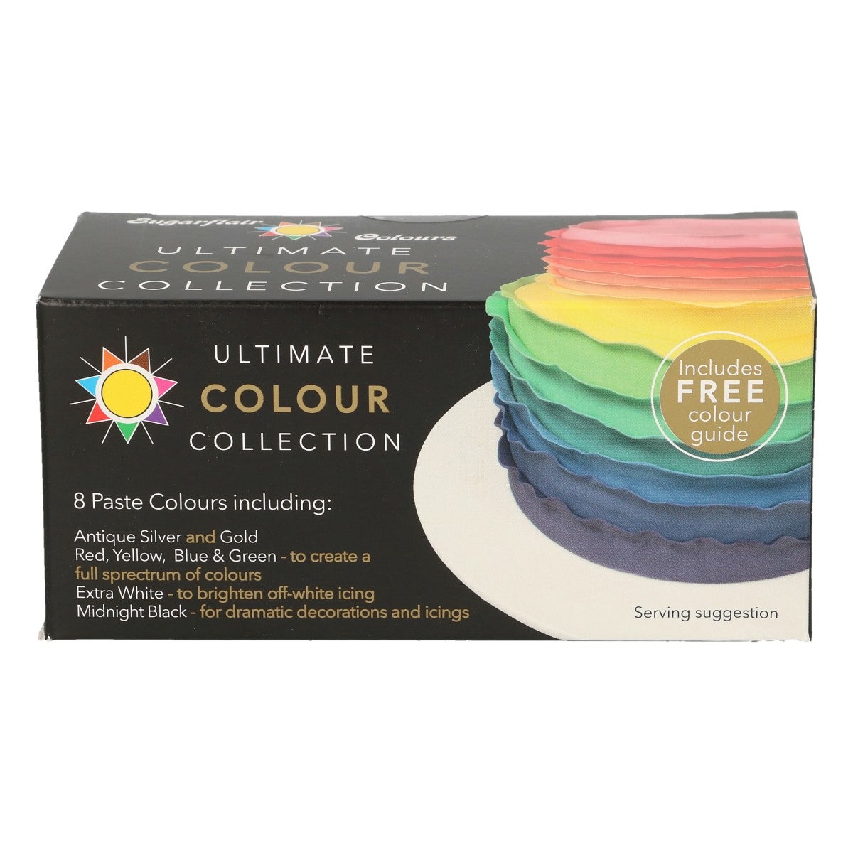 Sugarflair Pasta Kleur Ultimate Collectie 8x25g