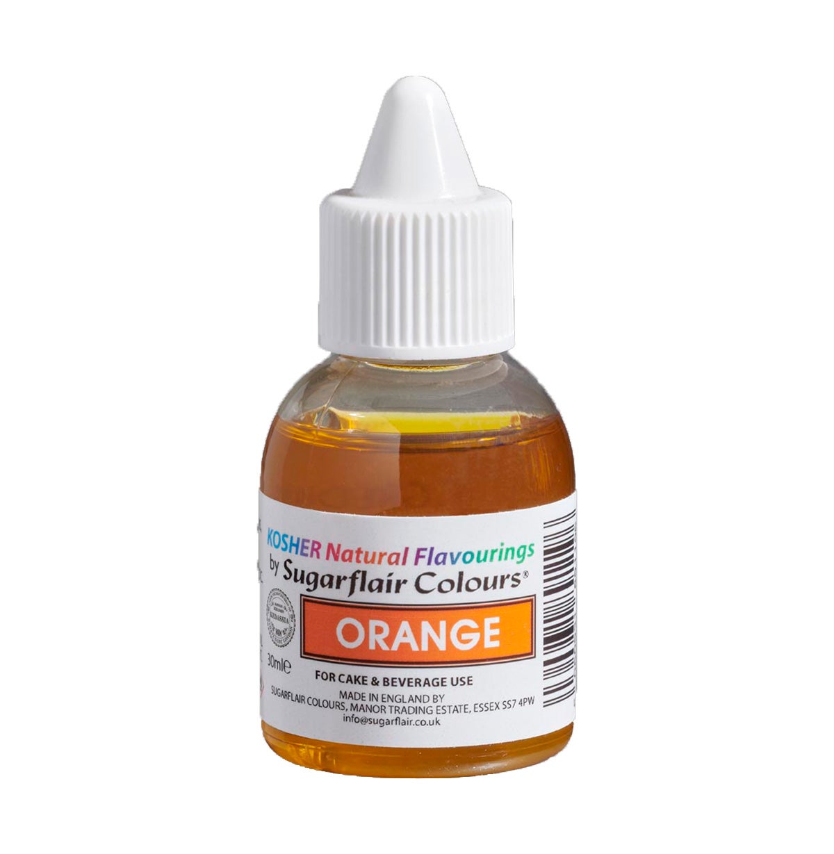 Sugarflair Kosher Smaakstof - Sinaasappel - 30ml