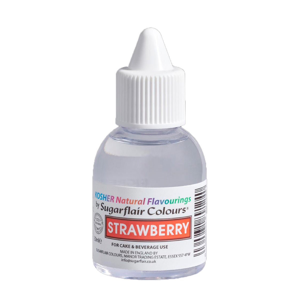 Sugarflair Kosher Smaakstof - Aardbei - 30ml