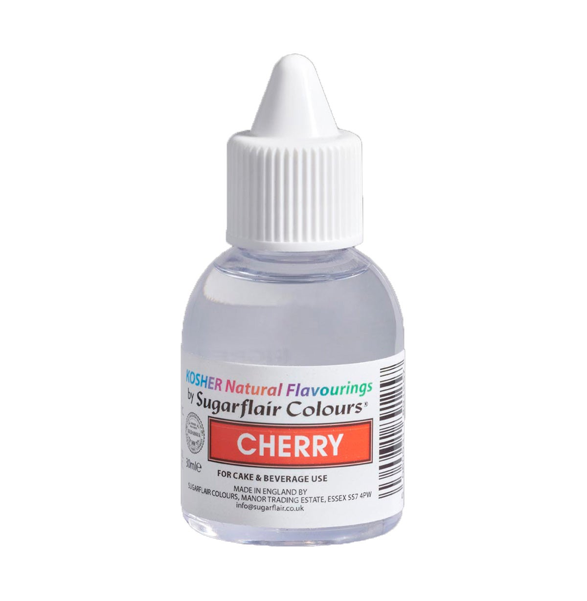 Sugarflair Kosher Smaakstof - Kers- 30ml