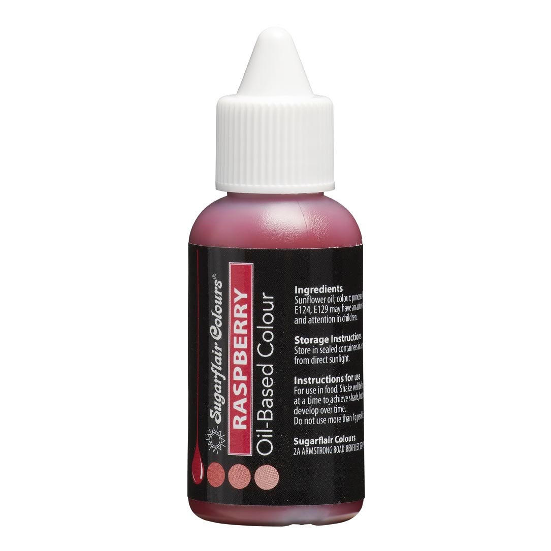 Sugarflair Oil Based Colour - Raspberry 30 ml