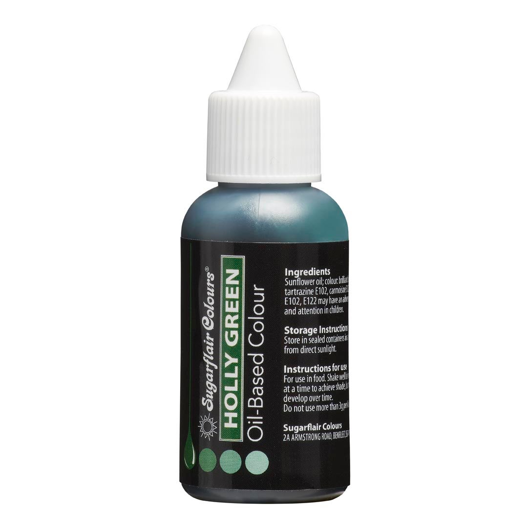 Sugarflair Oil Based Colour - Holly Green 30 ml