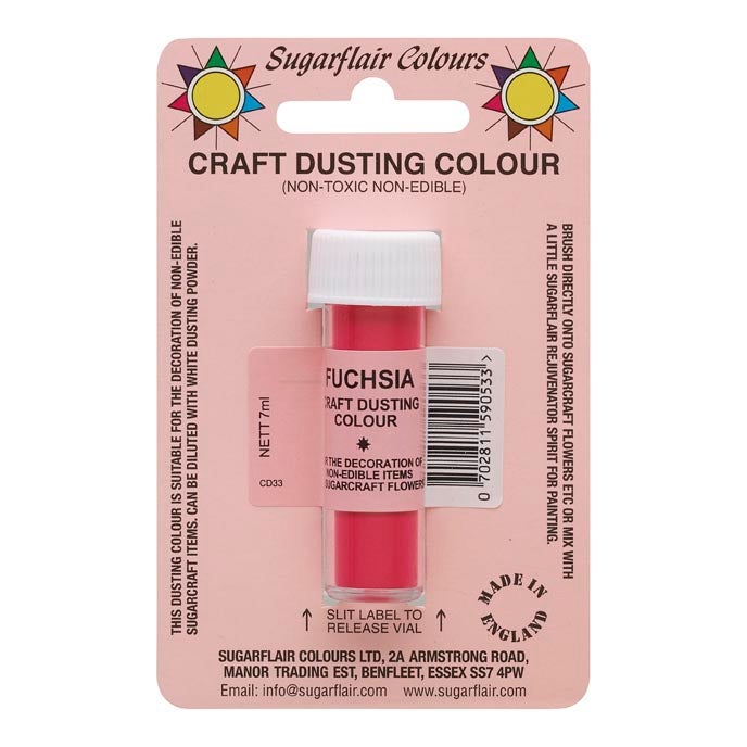 Sugarflair Craft Dusting Colour Fuchsia 7g